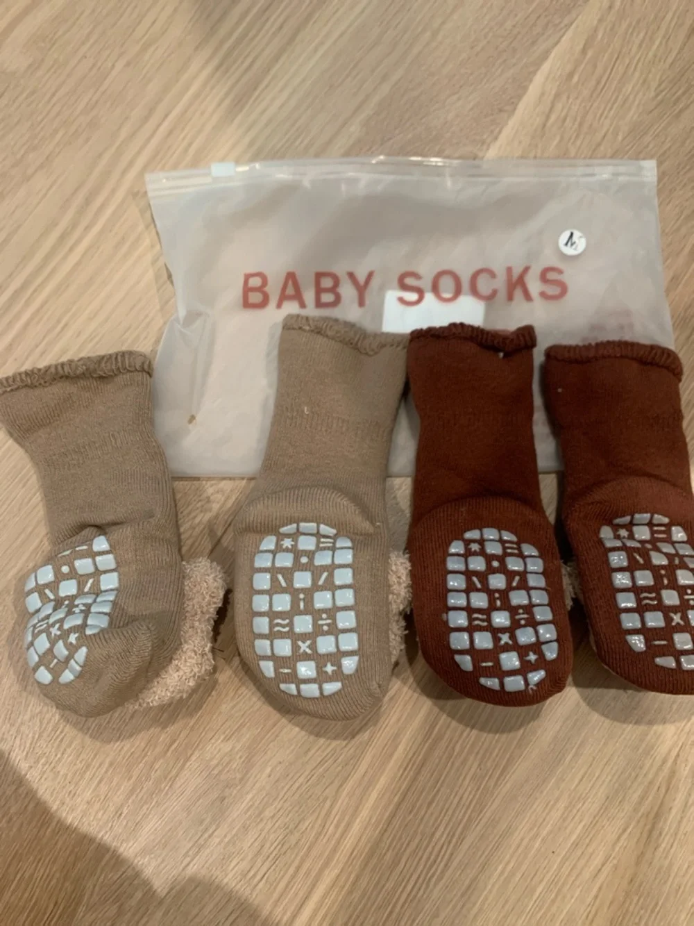 NWT Baby Bear Non-Skid Socks - 2 pairs